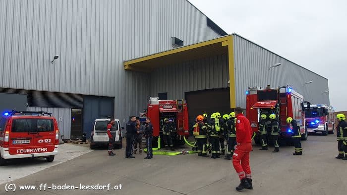 Unterstützung bei Brandeinsatz