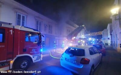 Zimmerbrand an Heilig Abend