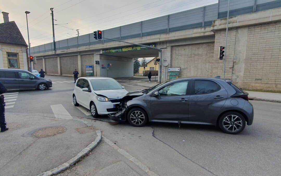 Verkehrsunfall im Kreuzungsbereich