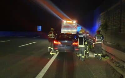 Nächtliche Fahrzeugbergung