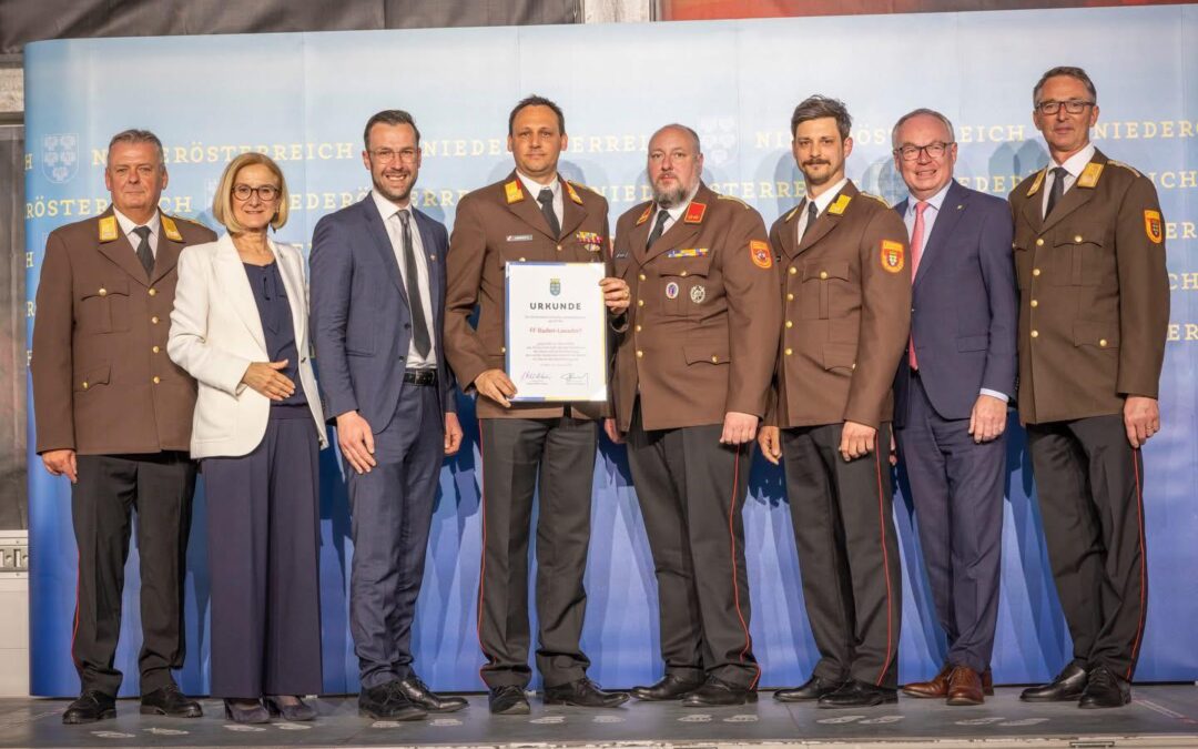 150 Jahre Freiwillige Feuerwehr Baden-Leesdorf feierlich gewürdigt