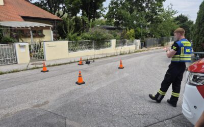 Vermuteter Waldbrand – Einsatz für Bezirksdrohnengruppe Baden